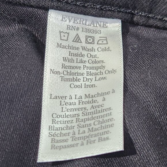 Everlane The Way-High Skinny Jean Crop Length In Black Women's Size 29 - Picture 10 of 11